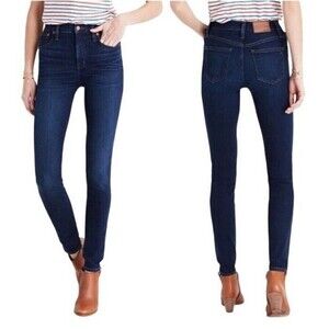 Madewell 9" Mid-Rise Skinny Women's  Stretch Blue Jeans Size 26